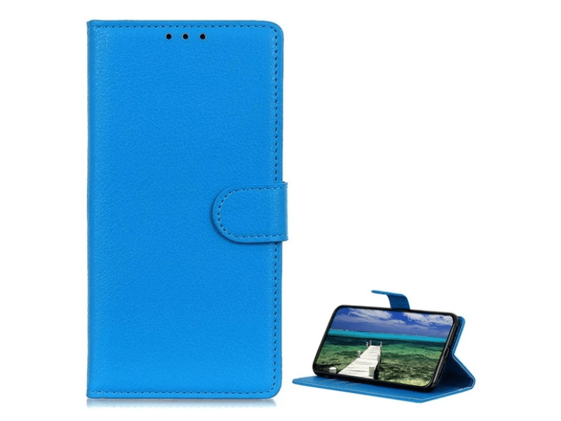 Gigapack Xiaomi 14 Ultra Bőr hatású flip tok, kék (GP-156128)