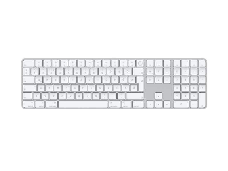 Magic Keyboard w. Touch ID and Num - HUN