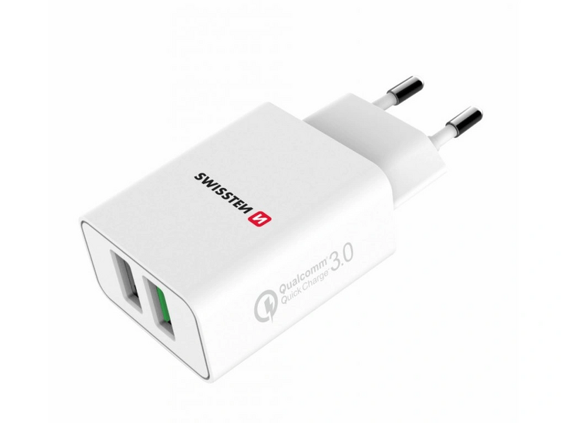 Swissten Töltő adapter 2xUSB, 23W (22060100)