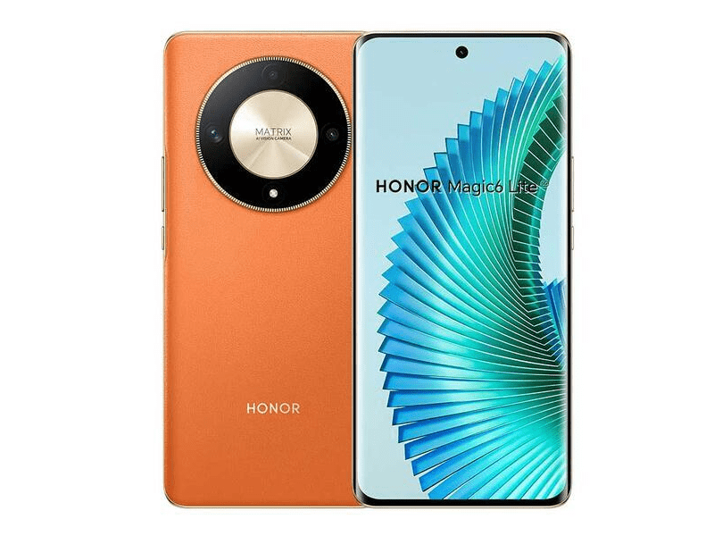 Honor Magic6 Lite 8/256GB Okostelefon, Narancssárga