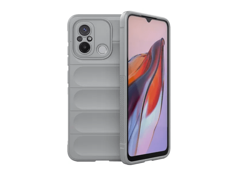 Gigapack Xiaomi Redmi 12C Szilikon tok, világosszürke (GP-143036)