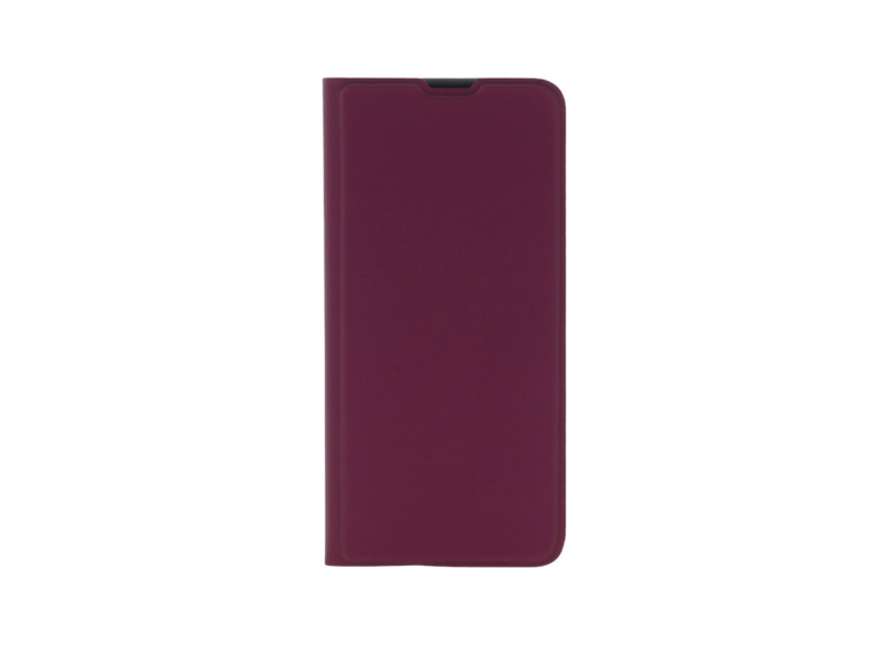 Gigapack Motorola Moto G84 Bőr hatású flip tok, bordó (GP-155086)