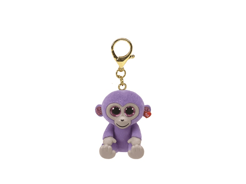 BOOS műanyag figura, lila majom
