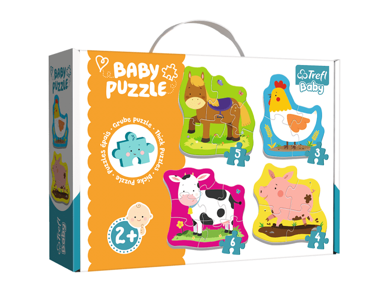 Baby puzzle - Kisállatok a farmon