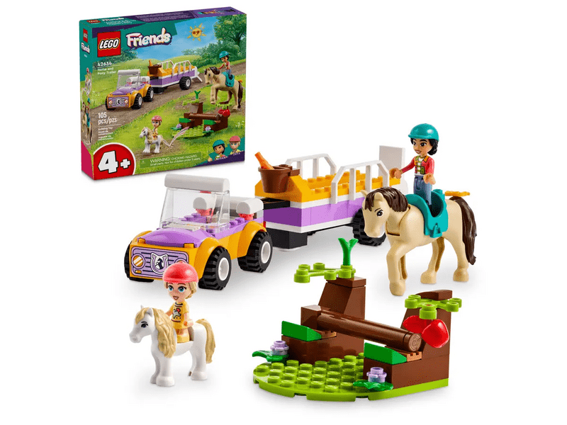 LEGO® Friends prikolica za konja i ponija (42634)