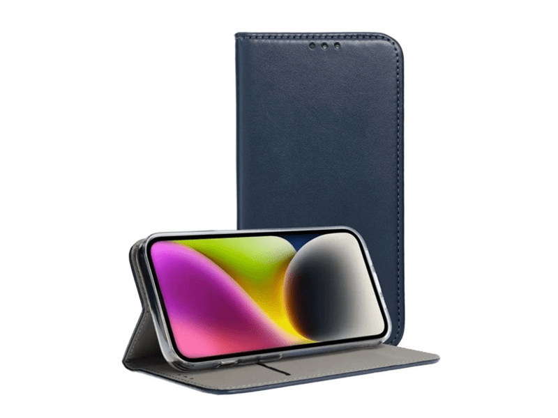 Gigapack Honor 200 Lite Bőr hatású flip tok, kék (GP-157655)