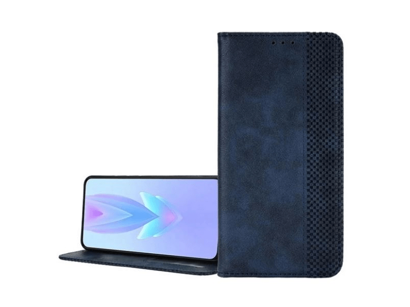 Gigapack GP-160568 TCL 50 5G bőr hatású flip tok, sötétkék