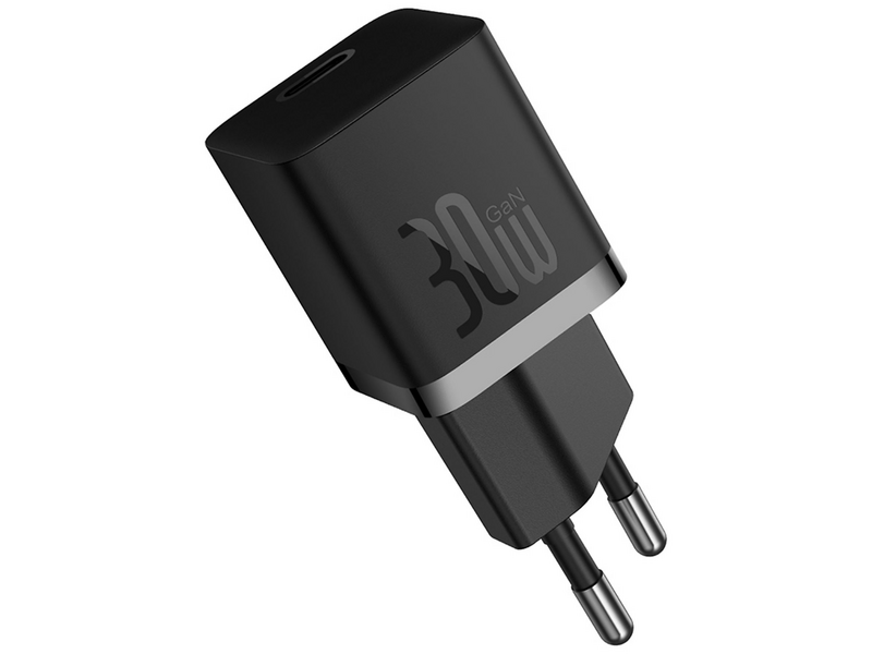 Baseus GaN5 Mini Hálózati gyorstöltő, fekete (CCGN070401)