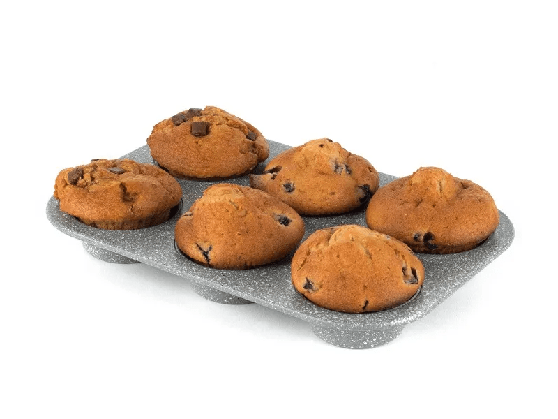 Salter Marblestone Tapadásmentes, szénacél muffin tepsi
