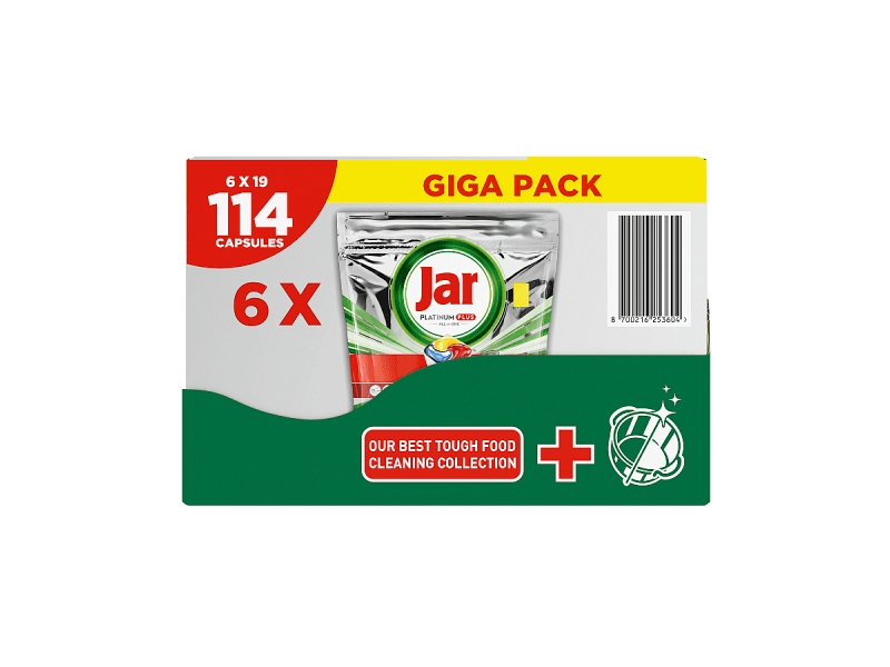 Jar Platinum Plus Lemon All In One Mosogatókapszula, 114 db
