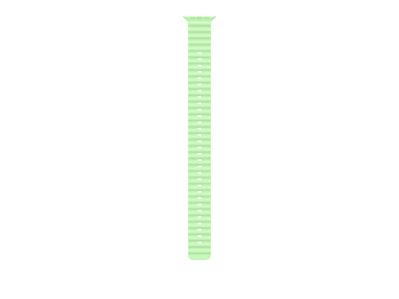 Apple Watch Bővítő 49 mm-es élénk neonzöld Óceán szíjhoz, fekete titán (MGCM4ZM/A)