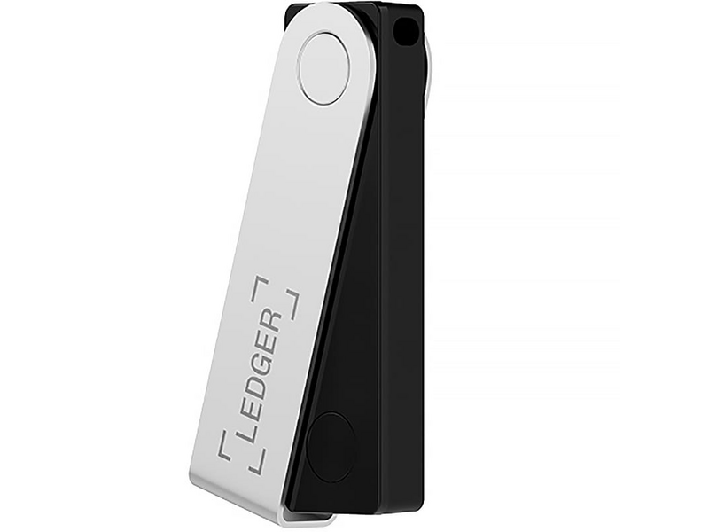Ledger Nano X Crypto tárca, fekete