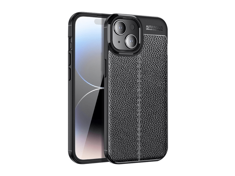 Gigapack Apple iPhone 15 Szilikon telefonvédő tok, fekete (GP-144910)