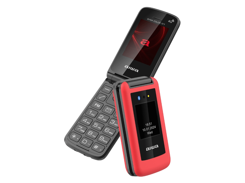 Aiwa FP-30-4G RD Mobilni telefon, crveni