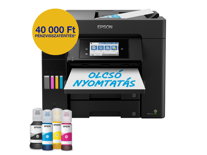 Epson L6570 színes MFP, Duplex, 8100/6500 oldal tintával