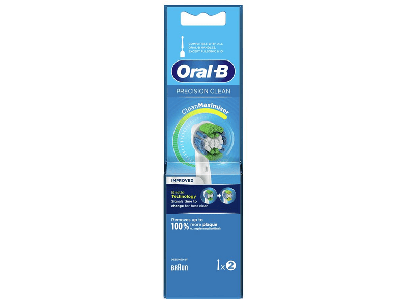 Oral-B EB20-2 Precision Clean pótfej, 2 db, fehér