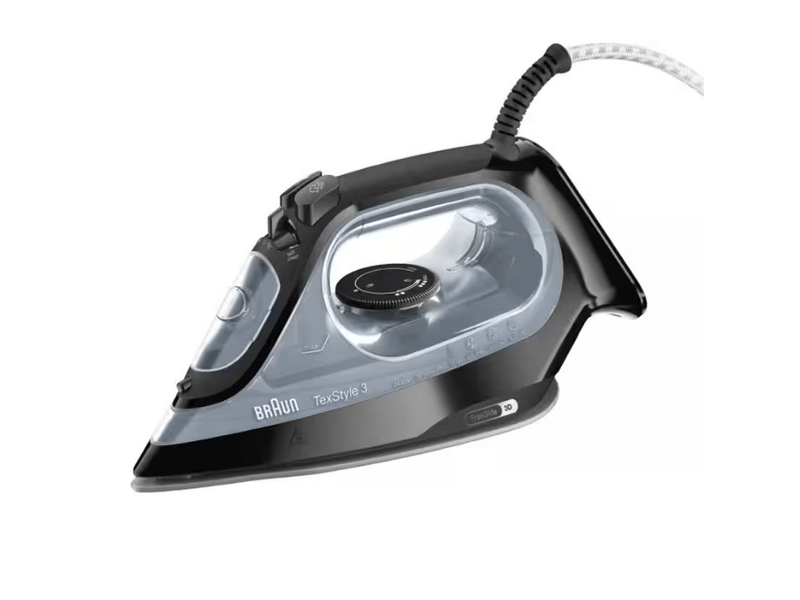 Braun TexStyle 3 SI 3055 gőzölős vasaló, fekete
