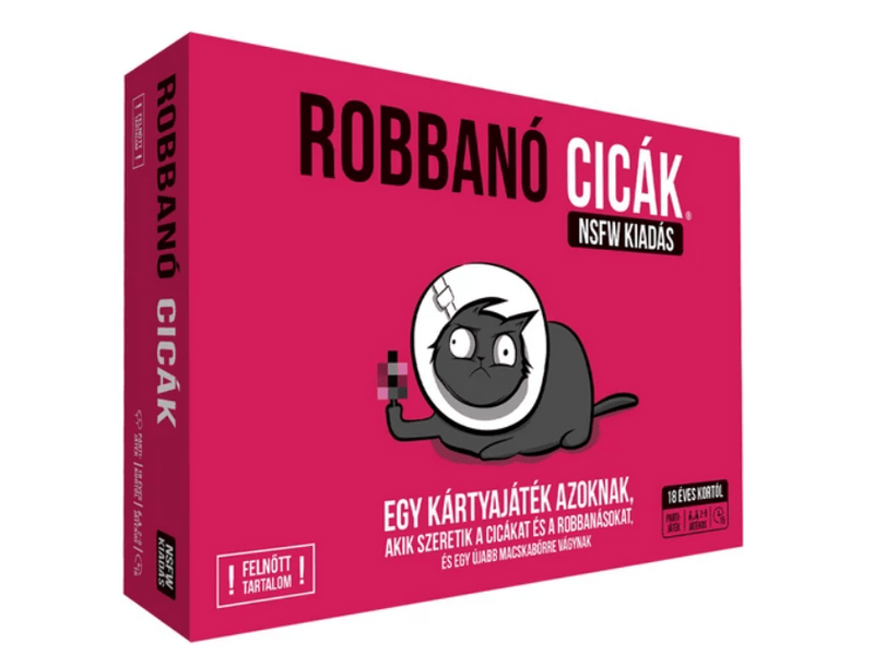 Robbanó cicák: NSFW kiadás Társasjáték (EXP 10007)