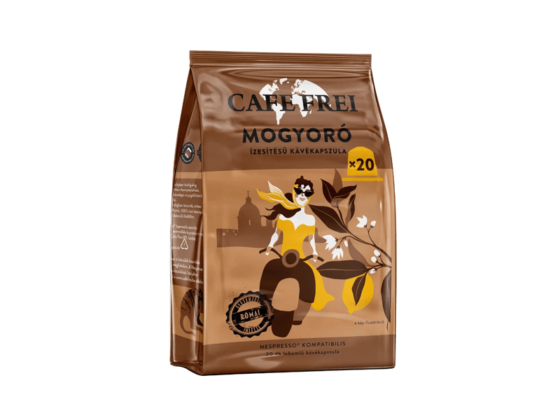 Frei Café római mogyoró ízésítésű Nespresso kávékapszula, 20 db