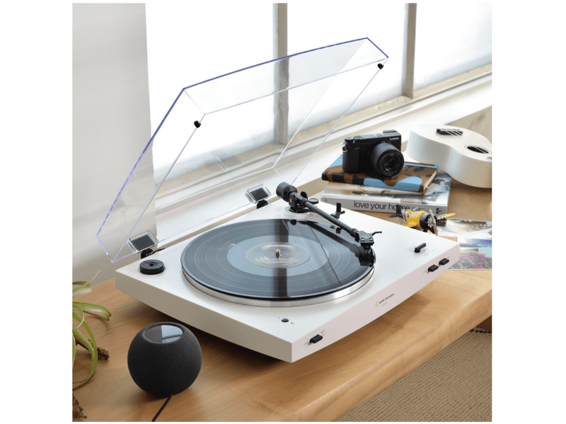 Audio-Technika AT-LP3XBTWH Automatikus, Bluetooth® lemezjátszó, fehér
