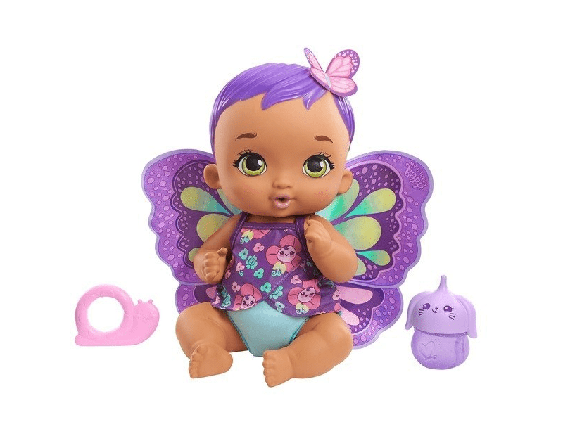 My Garden Baby: Édi-Bébi gondoskodás baba - Lila pillangó (HBH39)