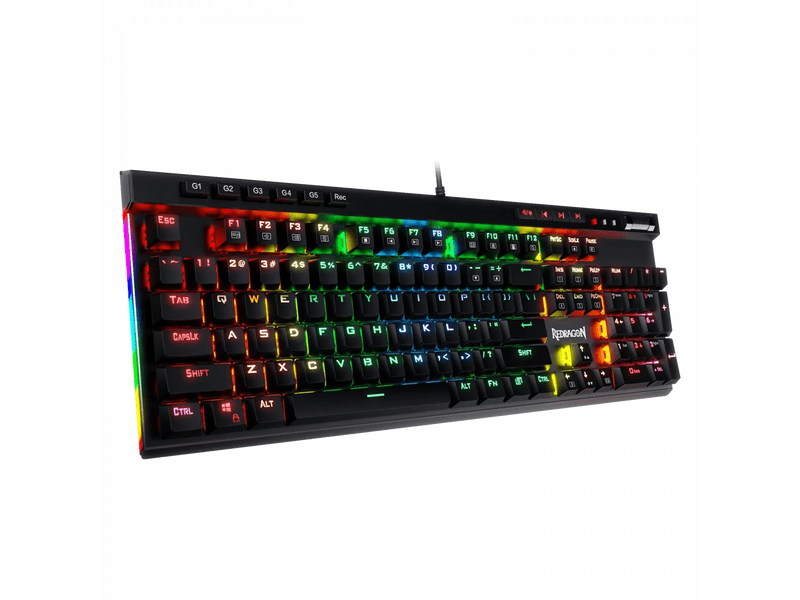 Redragon Vata RGB Gaming Billentyűzet (K580RGB_RED_HU)
