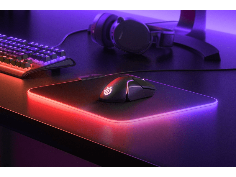 SteelSeries Qck Prism Cloth (M) Gaming Egérpad, fekete (63825)