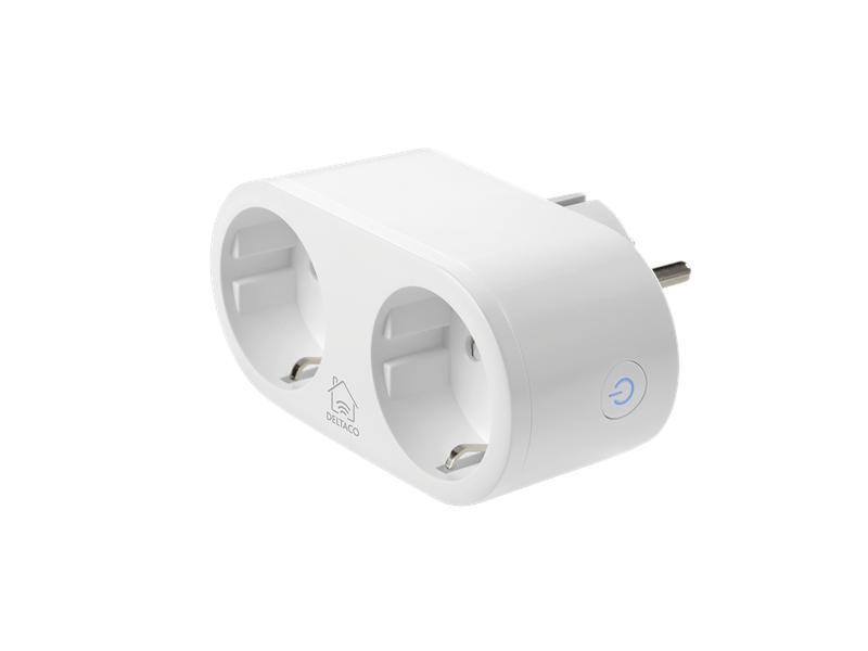 Deltaco SH-P02E Okos WiFi dupla aljzat