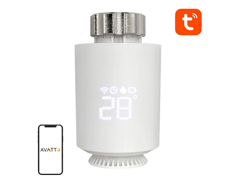 Avatto TRV06 Zigbee 3.0 TUYA intelligens termosztátfej