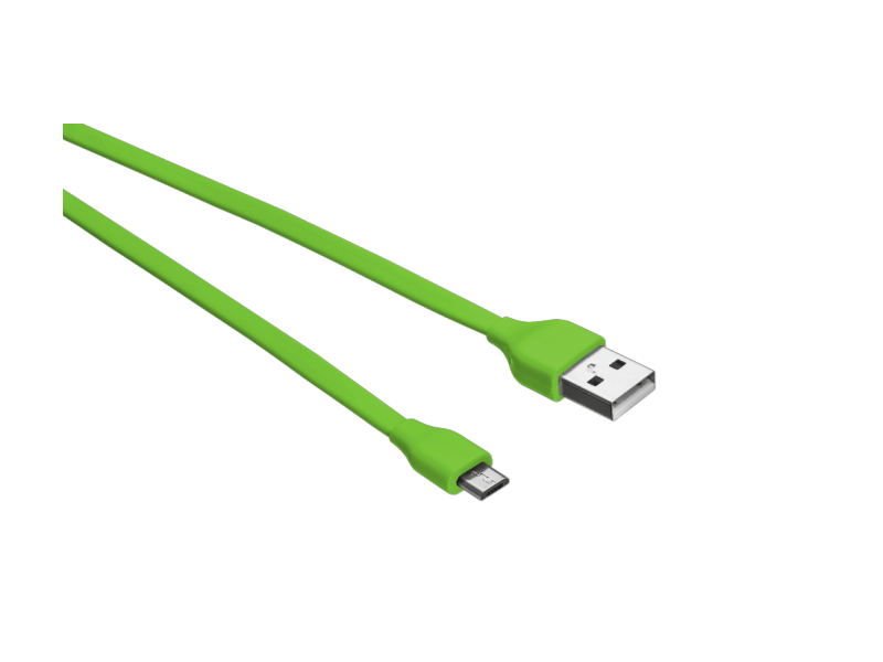 TRUST 20138 micro-USB Kábel 1m, Zöld
