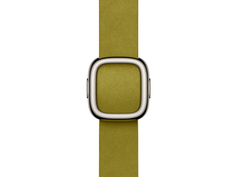 Apple Watch 42 mm-es zöldessárga szíj modern csattal, L (MXW83ZM/A)