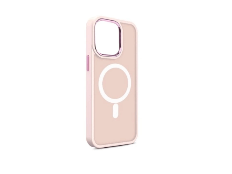 Gigapack Apple iPhone 15 Szilikon tok, rózsaszín (GP-147851)