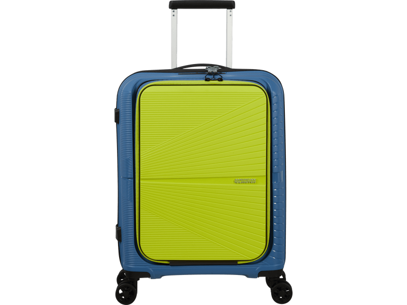 American Tourister Airconic Spinner 55 cm bőrönd, kék/lime, 15,6