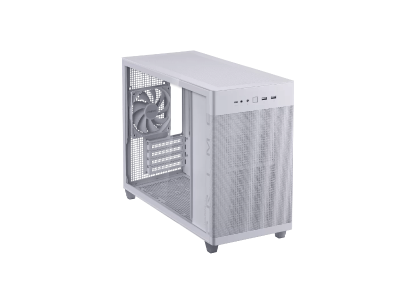 Asus Prime AP201 TG Számítógépház, fehér (PRIMEAP201TGWHITE)