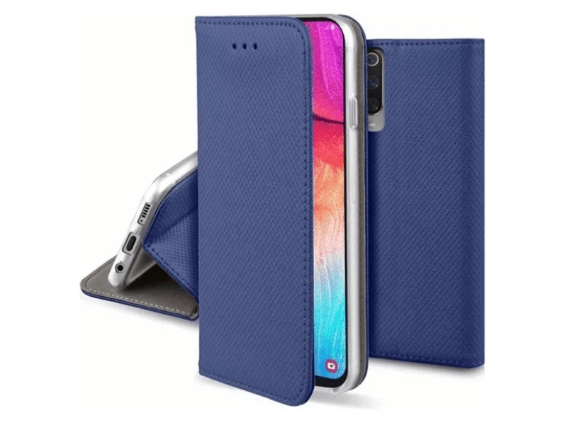 Gigapack Motorola Edge 50 Pro 5G Bőr hatású flip tok, kék (GP-157086)
