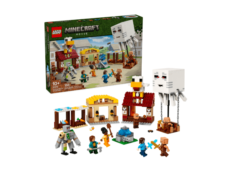 LEGO® Minecraft® Zračni brod duhova i napad na selo (21273)