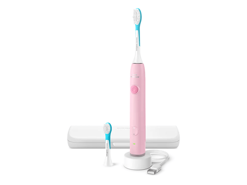 Philips HX6600/41 Sonicare Kids elektromos fogkefe, rózsaszín