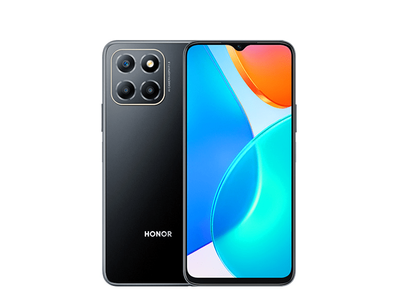 Honor X6A 4/128GB mobiltelefon, éjfekete