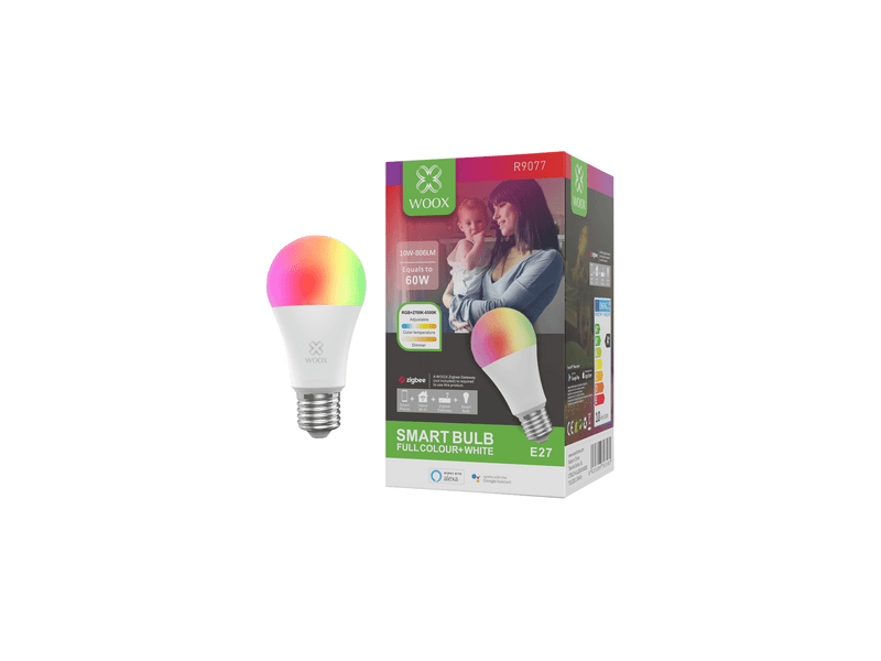 Woox R9077 Smart Zigbee LED Izzó, E27, RGB