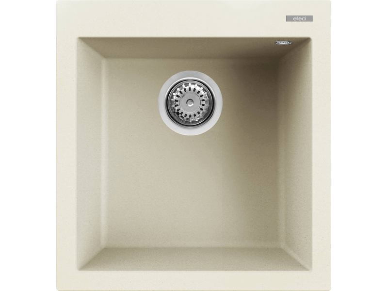 Elleci LGQ10262 Quadra 102 Mosogatótálca, G62 bianco antico