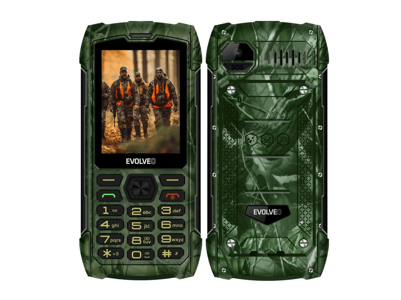Evolveo StrongPhone H1 Mobiltelefon, camouflage (SGM SGP-H1-HNT)