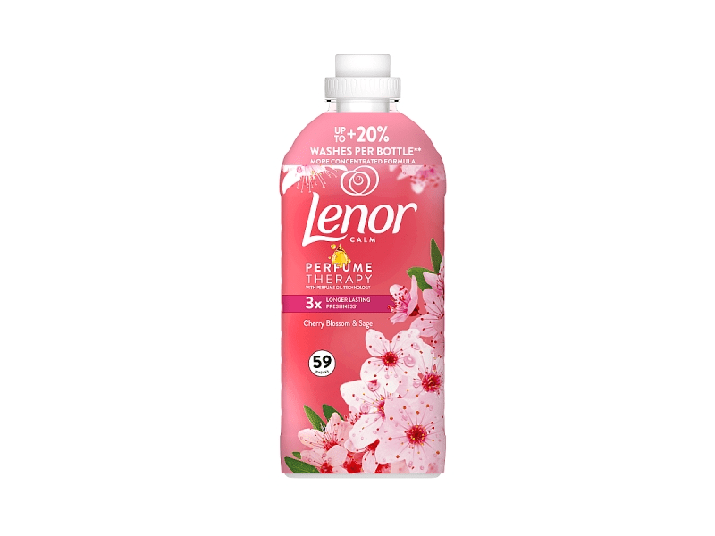 Lenor Textilöblítő 59 Mosáshoz, Cherry Blossom & Sage, 1239ml