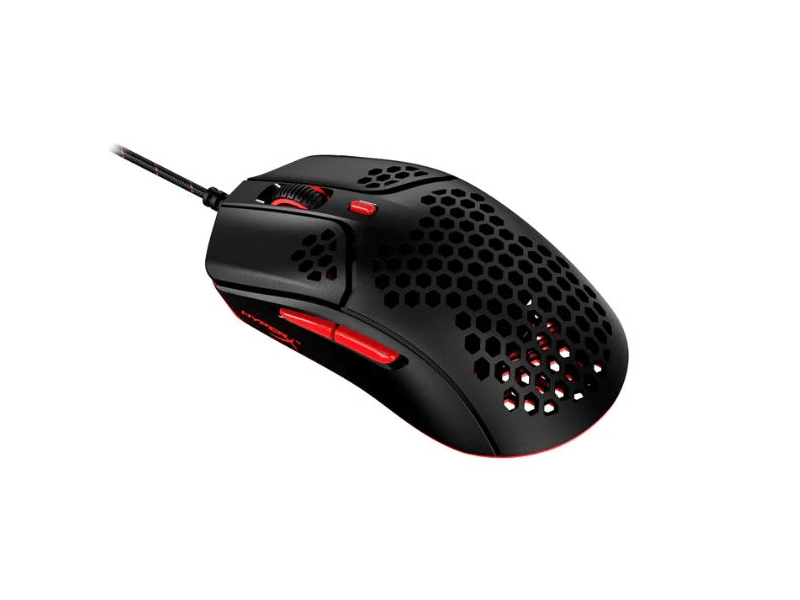 HyperX Pulsefire Haste Gamer egér, fekete-piros (4P5E3AA)