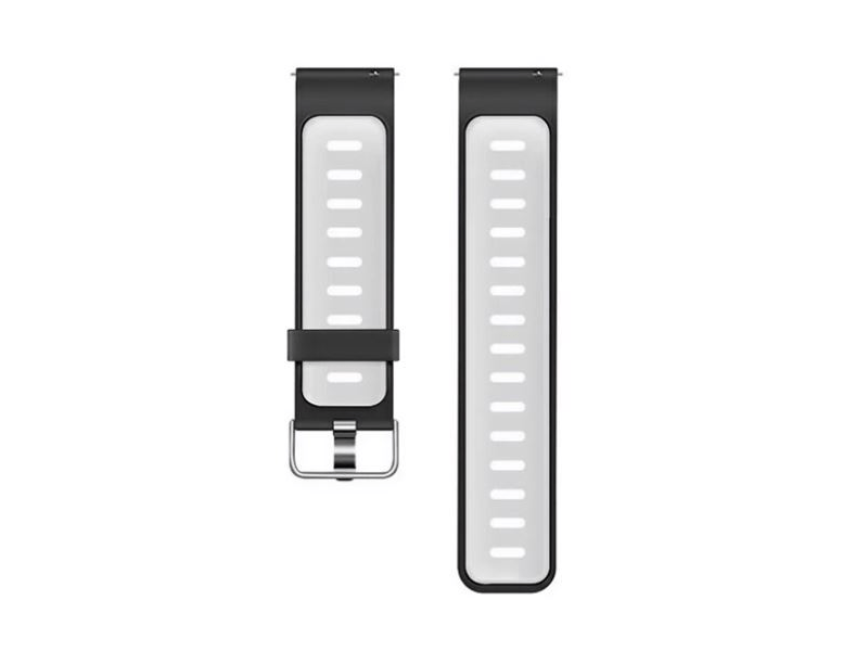 Gigapack Okosóra Pótszíj, univerzális, 20mm, szilikon, szürke/fekete (GP-153613)