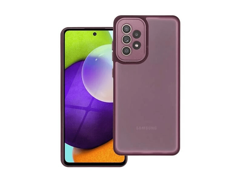 Gigapack Samsung Galaxy A52/A52s Szilikon telefonvédő tok, lila (GP-153405)