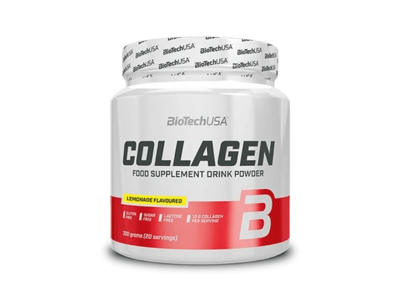 BioTechUSA Collagen hidrolizált kollagén italpor - 300 g, limonádé