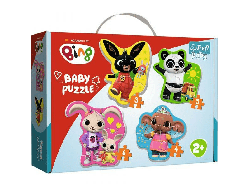 Trefl Bing és barátai - Első Baby puzzle táskában (36085)