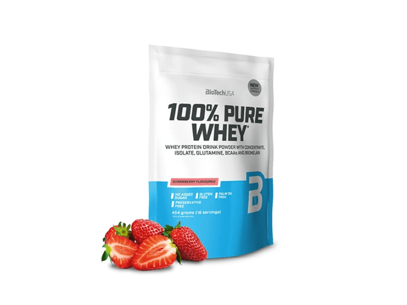 BiotechUSA 100% Pure Whey, 454 g, eper