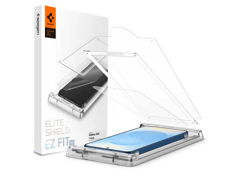 Spigen Samsung S25 képernyővédő üveg (AFL09091)