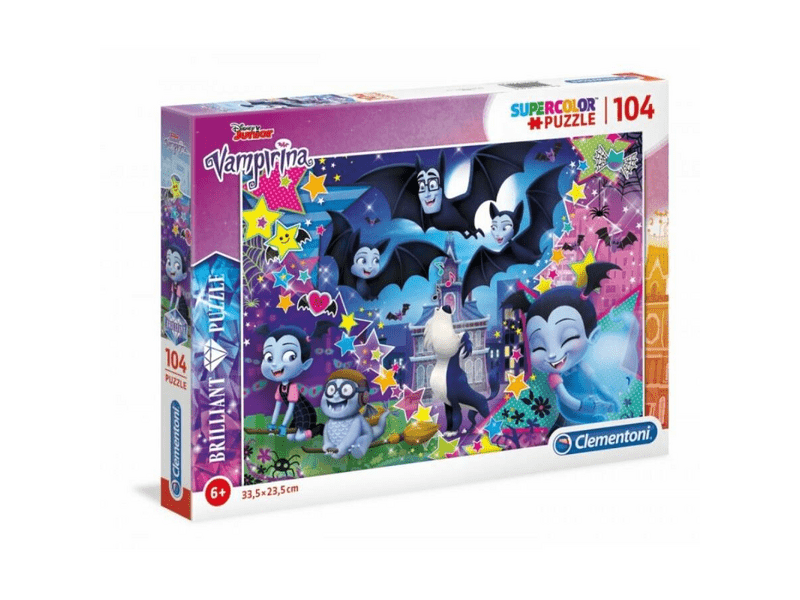 Clementoni Vampirina Brilliáns 104 db-os puzzle